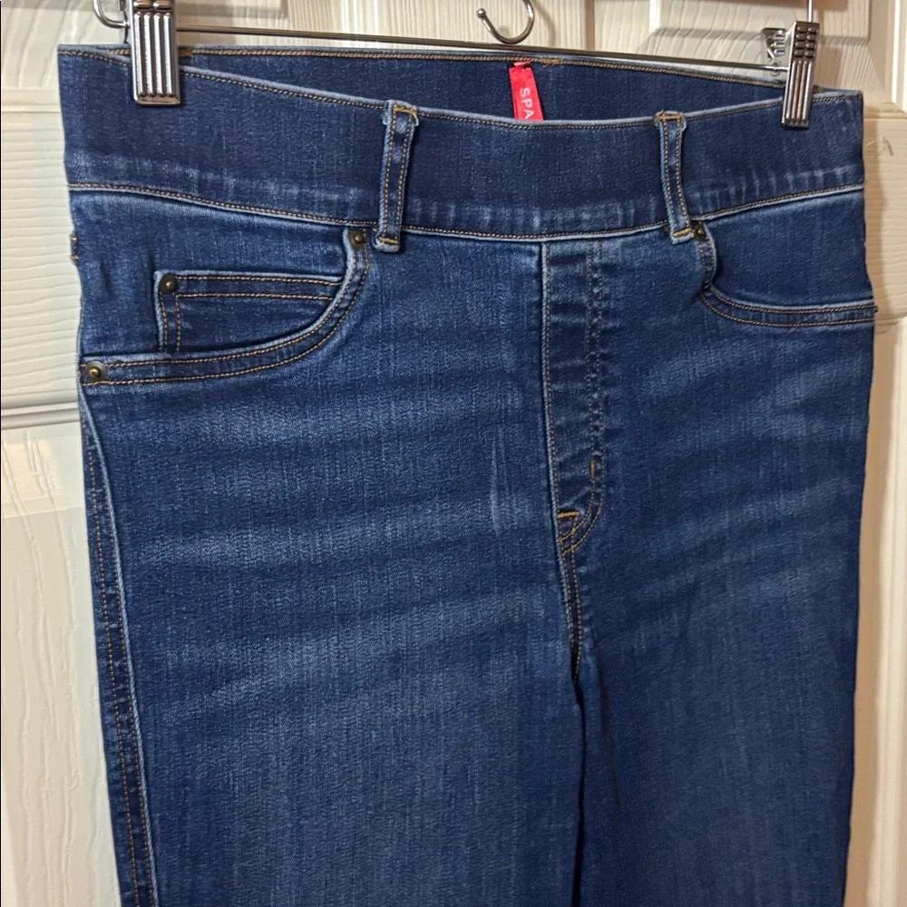 SPANX Dark Blue Wide Leg Jeans